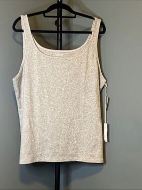 Haven Heathered Gray Scoop Neck Tank